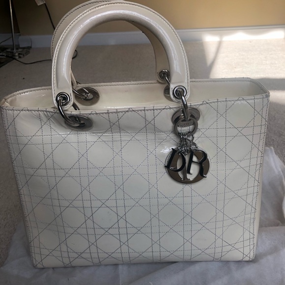 Authentic Lady Dior Satchel Bag - Picture 14 of 14